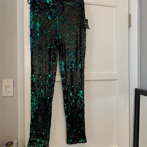 🧜🏽‍♀️ F 21 sequin leggings NWT